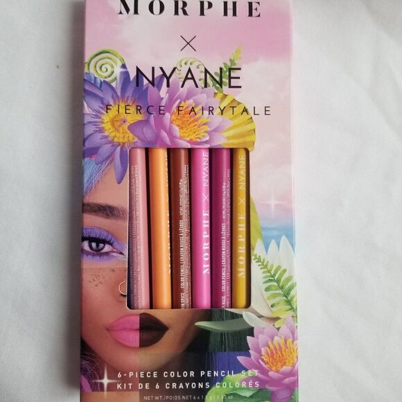 Morphe X Nyane Fierce Fairytale Wild & Bold 6 Piece Color Pencil Set - Picture 3 of 5